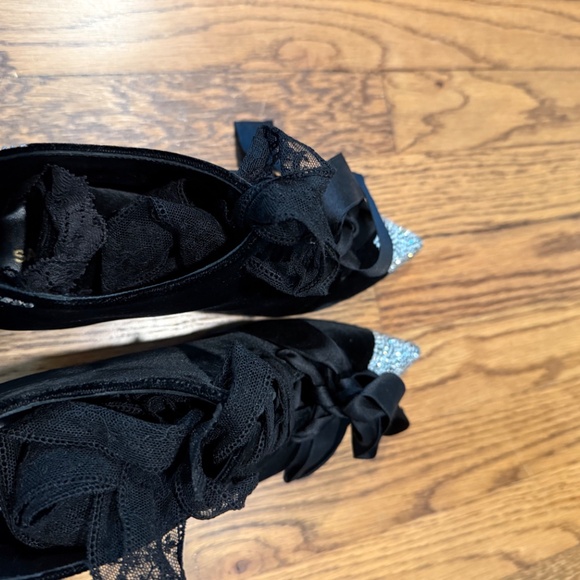 Crystal and velvet booties - Picture 6 of 6